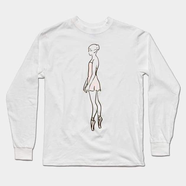 Ballerina Long Sleeve T-Shirt by Olga Berlet